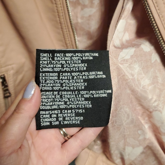 Guess Vegan Leather Jacket - Picture 8 of 9